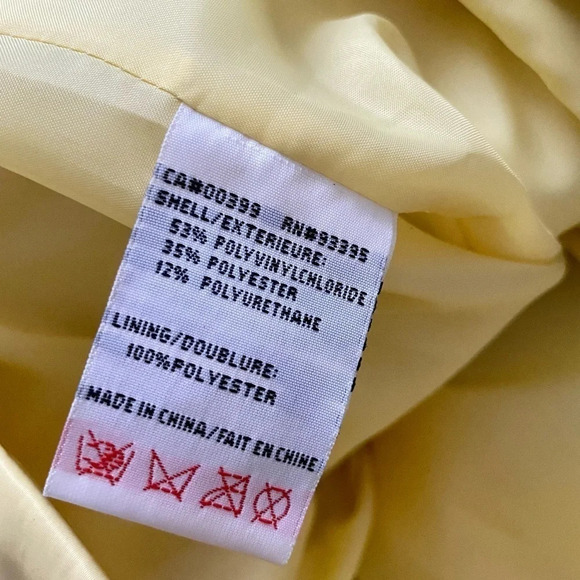 Yellow Nuage Rain Jacket with Belt - Picture 12 of 14